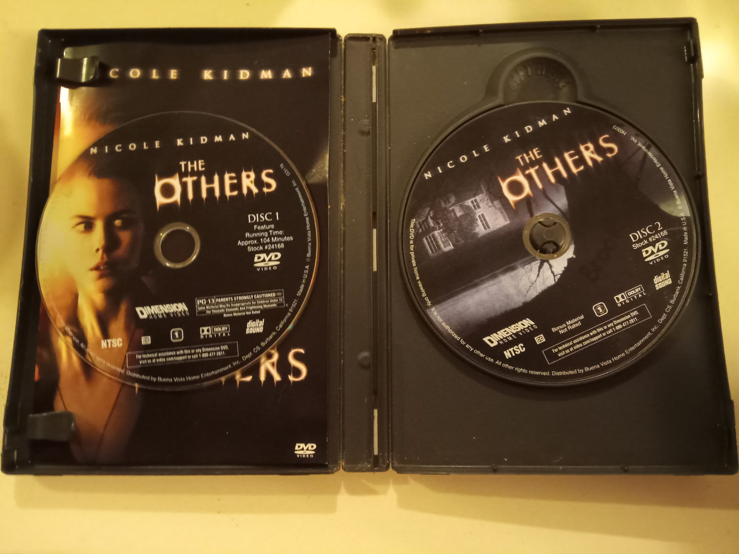 The Others, DVD Movie, Nicole Kidman Widescreen, Collector's Series, Rated PG-13, USED