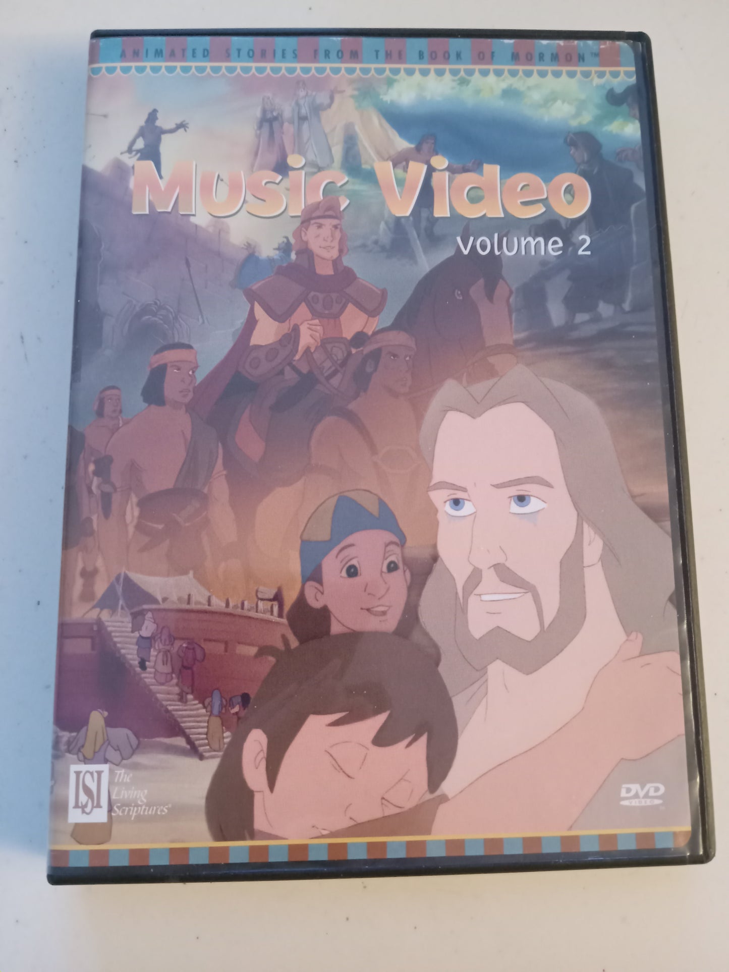 Music Video Volume 1/2, Animated Stories From The Book Of Mormon, DVD Movie, Fullscreen, Living Scriptures, Not-Rated, USED