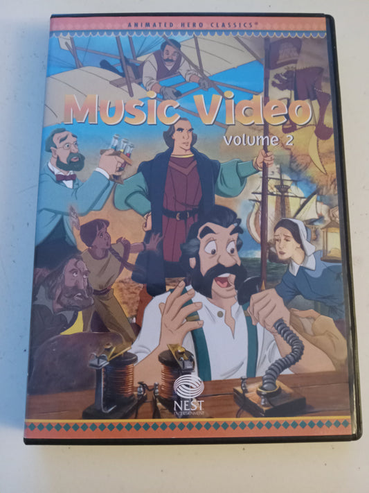 Music Video Volume 1/2, Animated Hero Classics, DVD Movie, Fullscreen, Not-Rated, USED