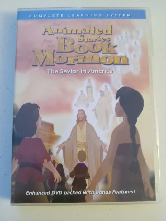 The Savior In America, The Animated Stories From The Book Of Mormon, DVD Movie, Widescreen, Living Scriptures, Not-Rated, USED
