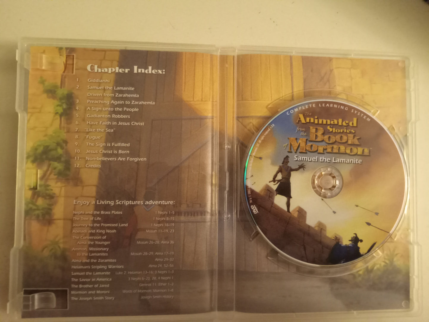 Samuel And The Lamanite, The Animated Stories From The Book Of Mormon, DVD Movie, Fullscreen, Living Scriptures, Not Rated, USED