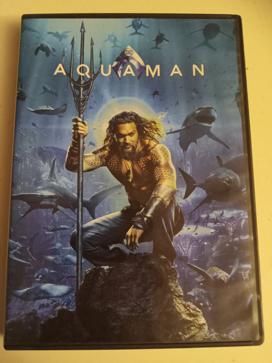 Aquaman, DVD Movie, Jason Momoa Widescreen, Rated PG-13, USED