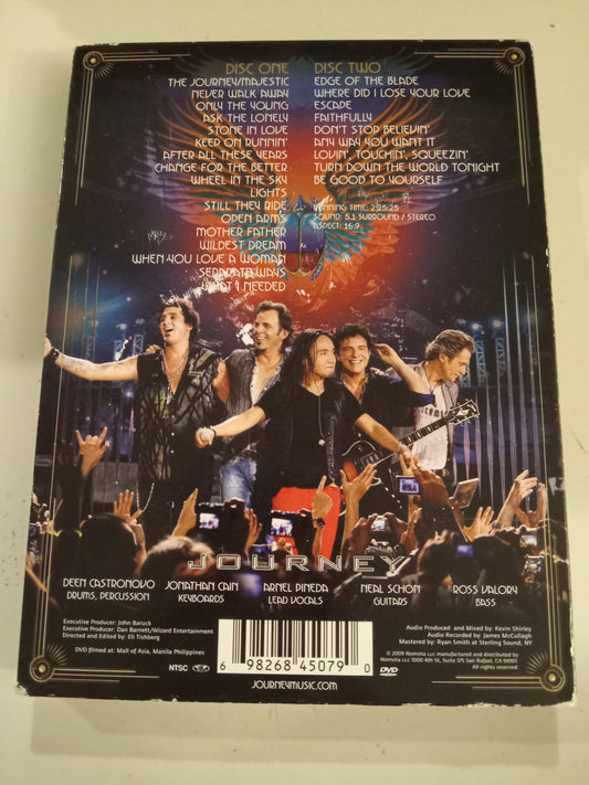 Journey (Rock Band) Live In Manila, DVD Movie, Fullscreen, Not Rated, USED