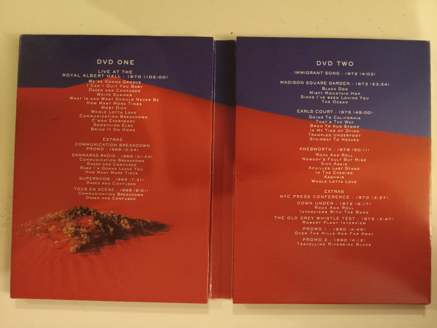 Led Zeppelin, DVD Movie, Live Concerts Fullscreen, Not Rated, USED
