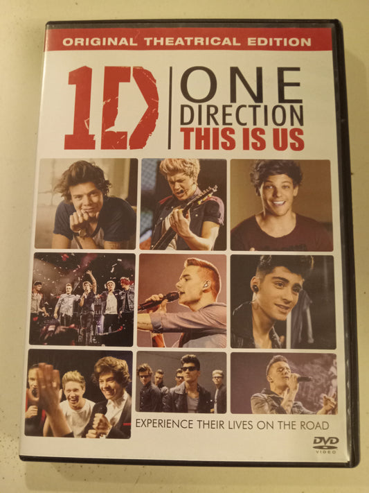 1D, One Direction This Is Us, DVD Movie, Widescreen, Rated PG, USED
