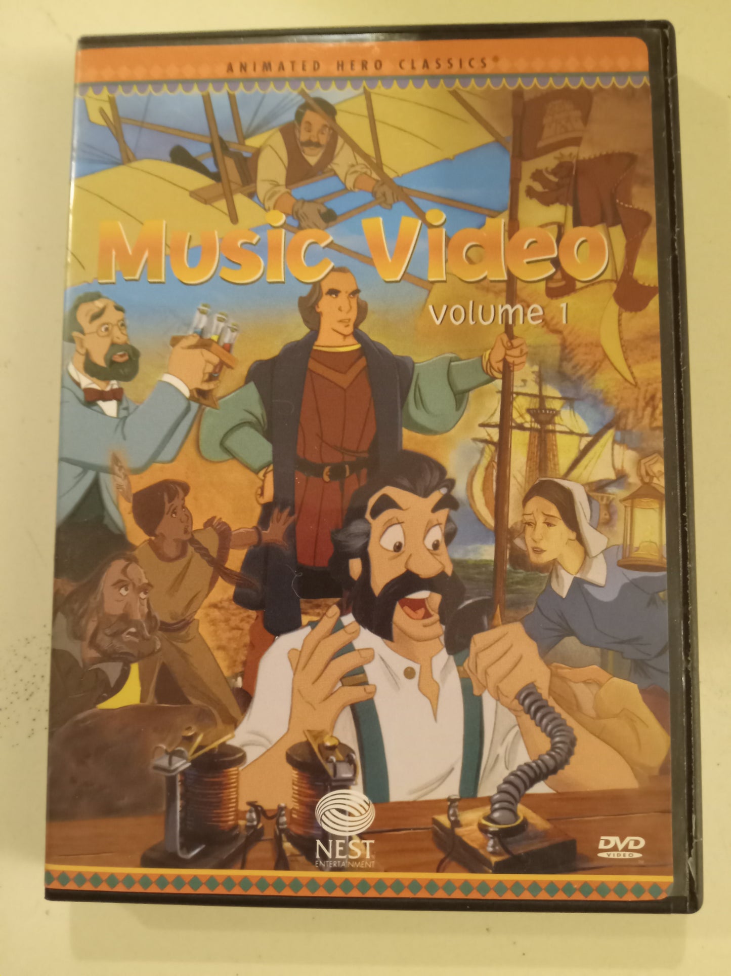 Music Video Volume 1/2, Animated Hero Classics, DVD Movie, Fullscreen, Not-Rated, USED
