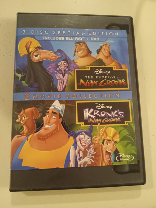 The Emperor's New Groove & Kronk's New Groove, 2 Movie Collection, DVD, Widescreen, Rated G, USED