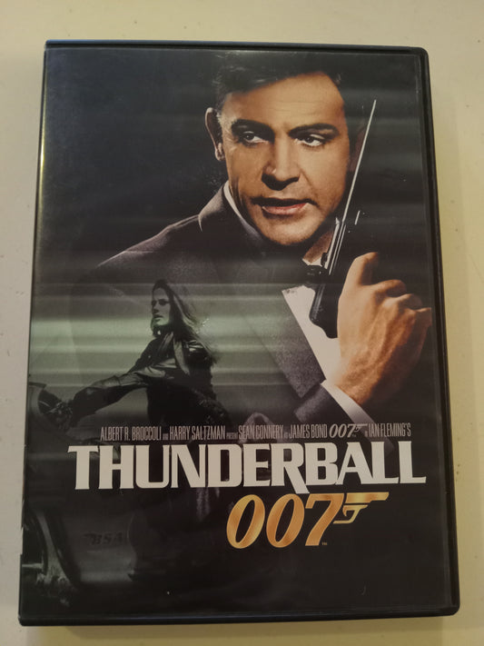 James Bond 007 in Thunderball, DVD Movie, Sean Connery Widescreen, Rated PG, USED