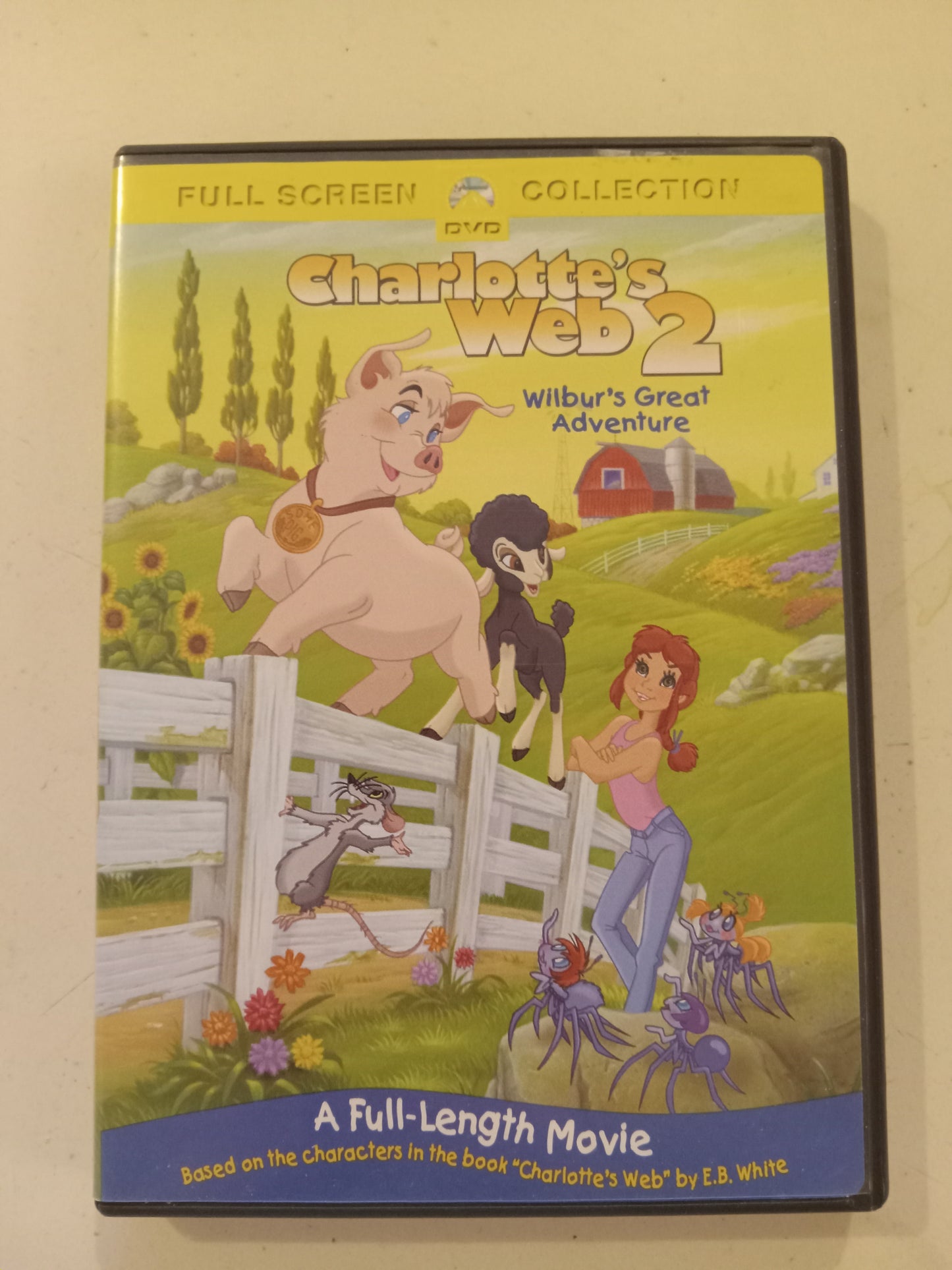 Charlotte's Web 2, Paramount Animation, DVD Movie, Fullscreen, Rated G, USED