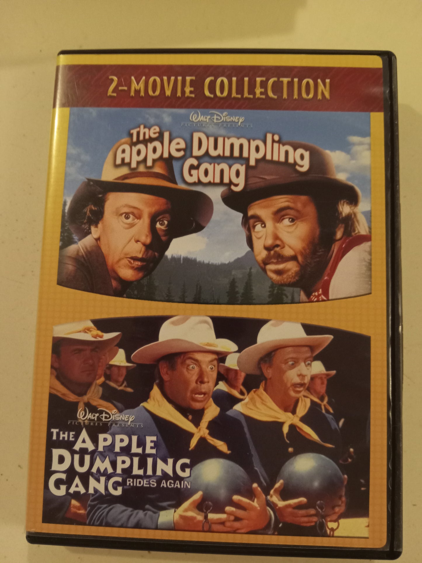 The Apple Dumpling Gang, & (A.D.G.) Rides Again, 2 DVD Movies, Don Knotts Fullscreen, Rated G, USED