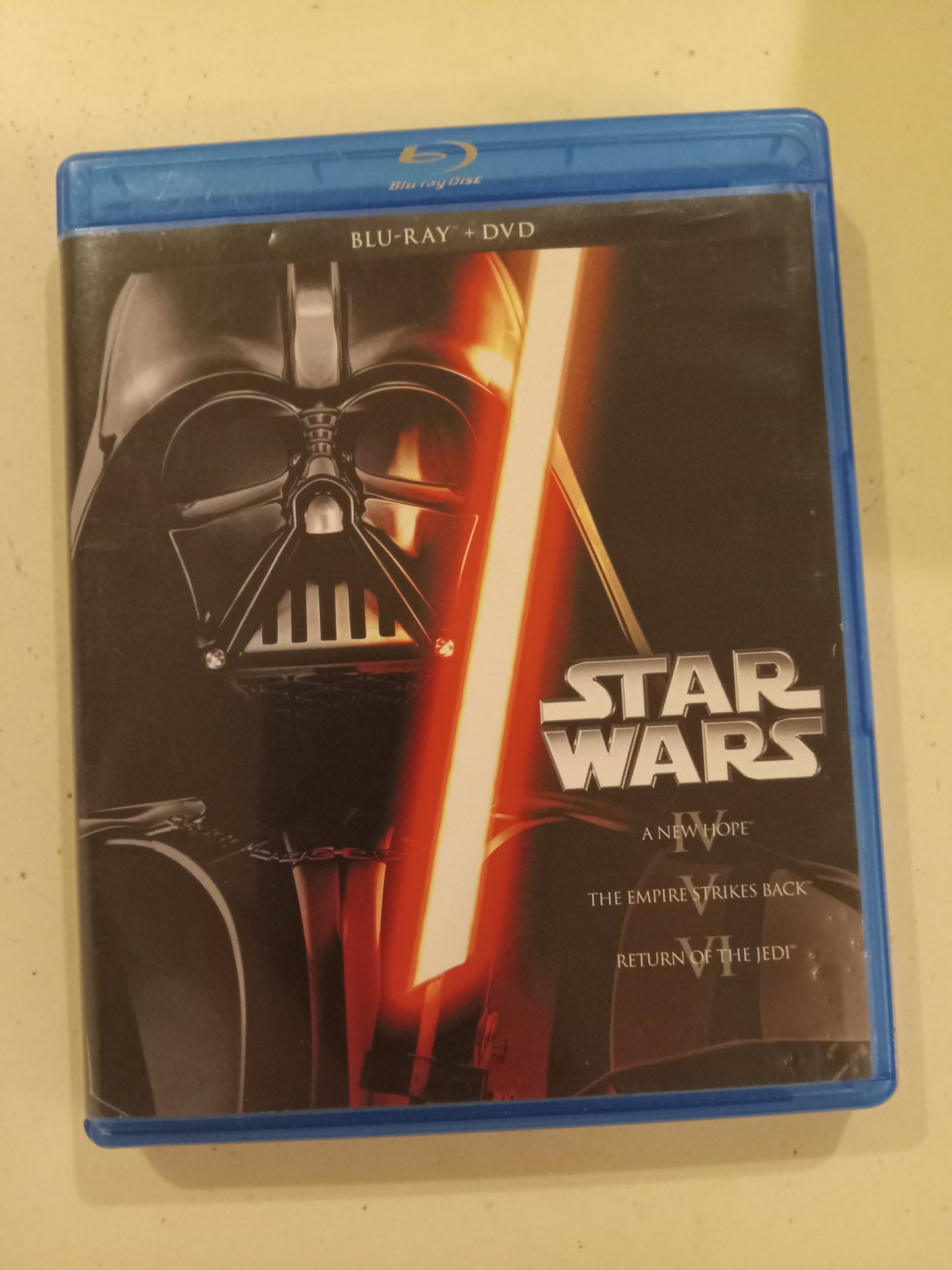 Star Wars, 4,5,6 (New Hope, Empire Strikes Back, Return of the Jedi) 3 Blu-Ray Movies, Widescreen, Rated PG, USED