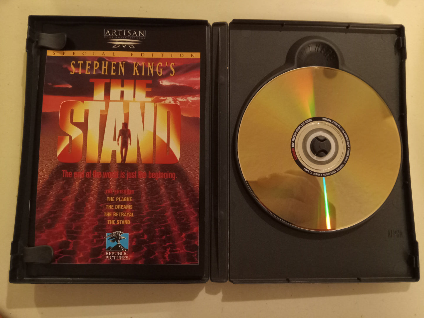 The Stand, DVD Movie, Stephen King Fullscreen, Special Ed. Not Rated, USED