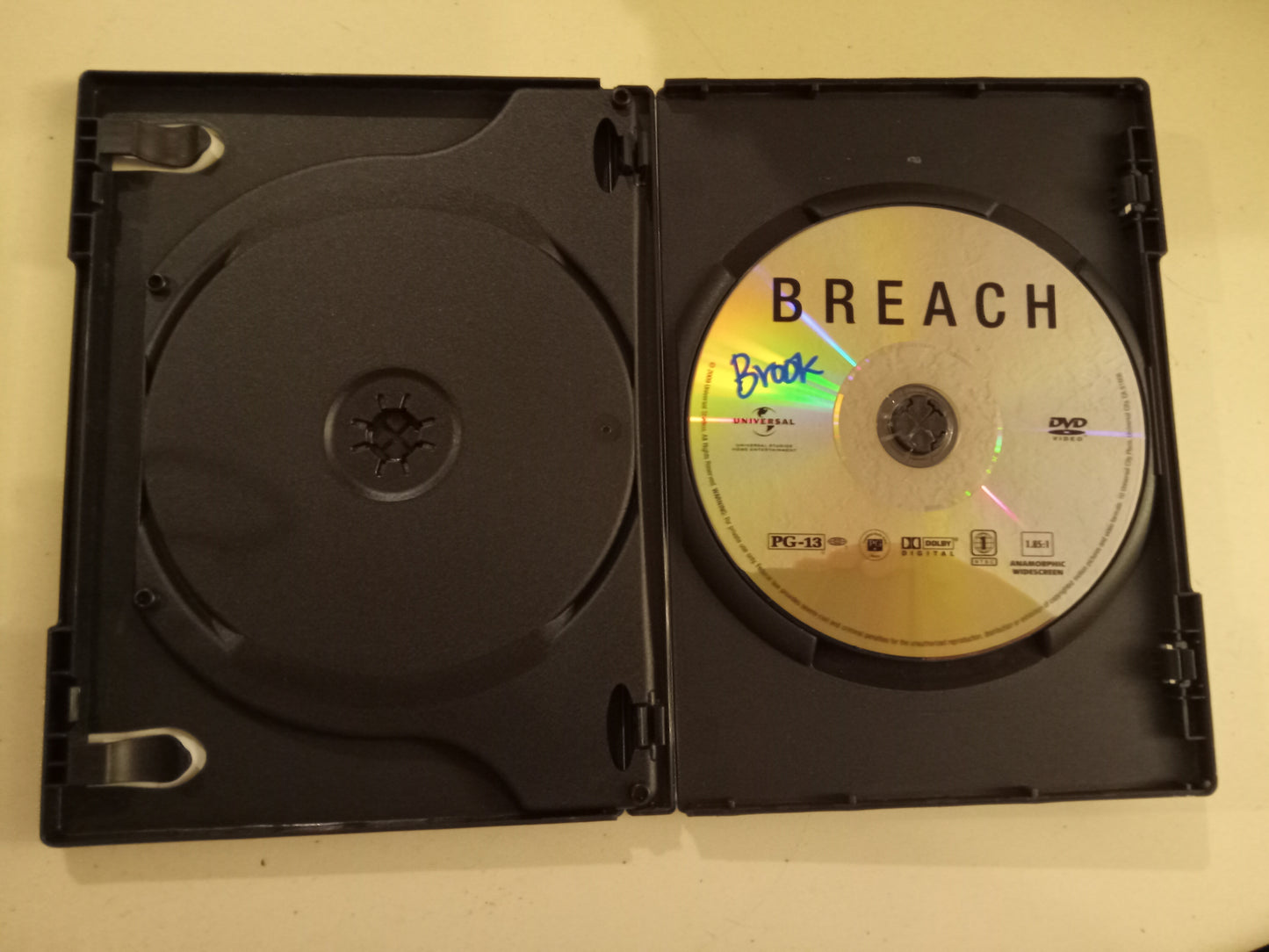 Breach & The Chamber, 2 DVD Movies, Chris Cooper, Gene Hackman Widescreen, Rated PG-13/R, USED
