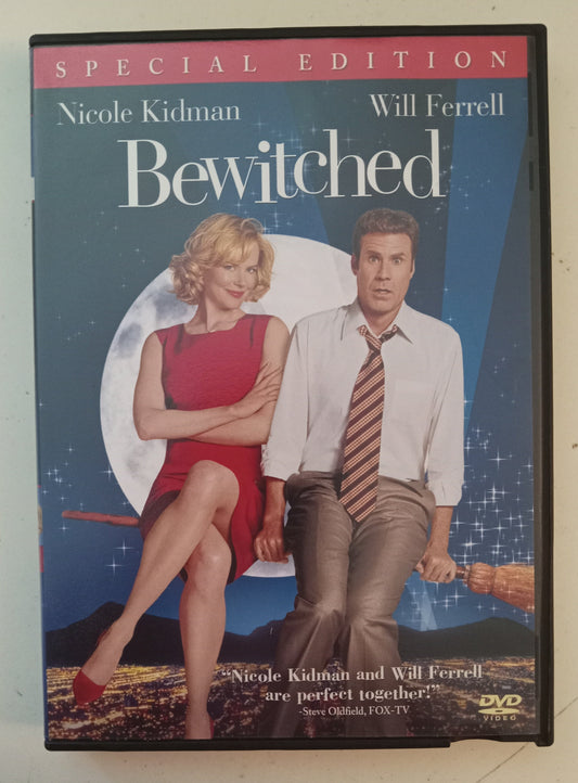 Bewitched, DVD Movie, Nicole Kidman Widescreen, Special Ed. Rated PG-13, USED