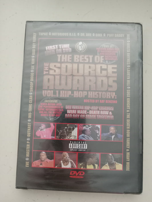 The Best Of The Source Awards, Vol. 1 Hip Hop History, DVD Music Videos Movie, Widescreen, Not-Rated, NEW