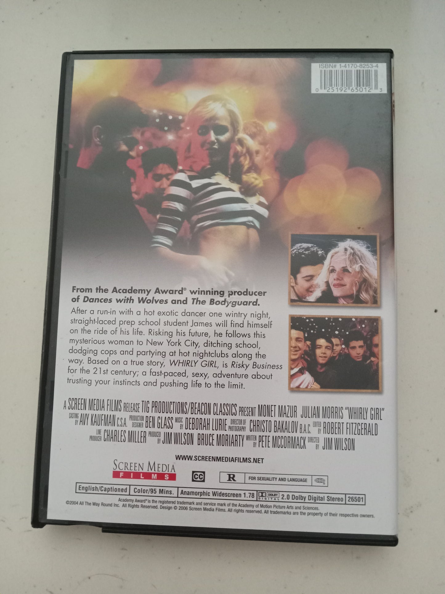 Whirly Girl, DVD Movie, Monet Mazur Widescreen, Rated R, USED