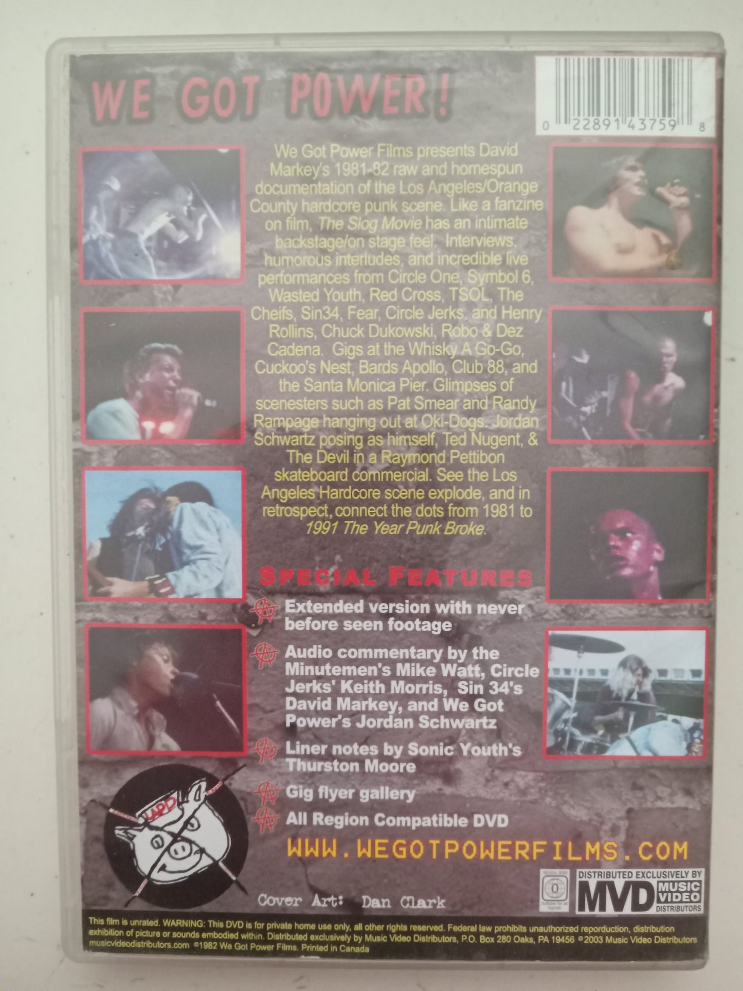 The Slog Movie, Rock Bands DVD Music Video Movie, Widescreen, Not-Rated, USED