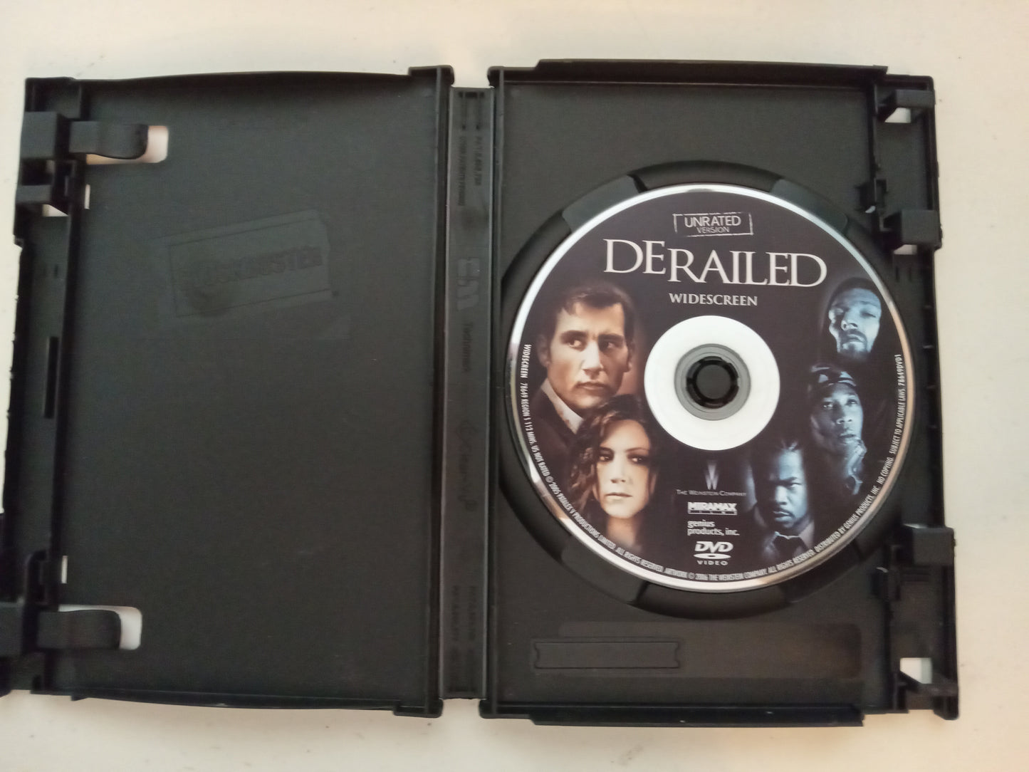 Derailed, DVD Movie, Clive Owen Widescreen/Fullscreen, Not Rated/R, USED