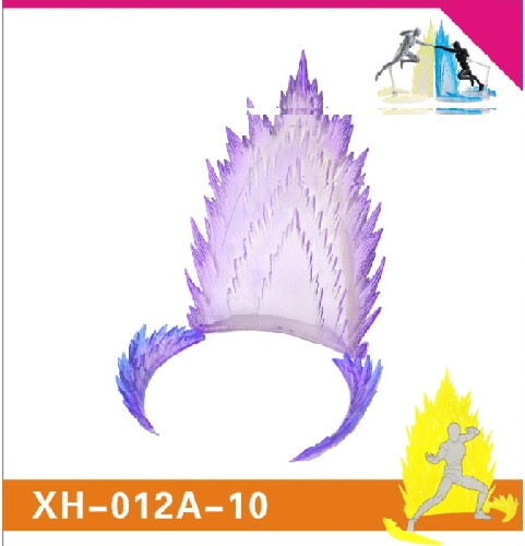 Anime Action Figure Toy Accessories Flame, Fire, Lightning, Water Accents for Figures NEW