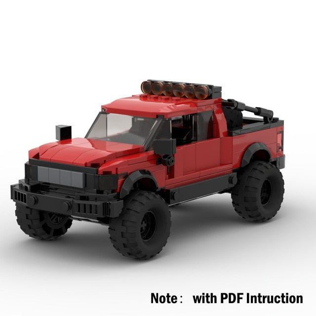 Technical Ford Raptors F-150 Pickup Truck Car Building Blocks 460pcs NEW