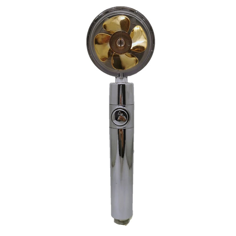 Vortex High Pressure Handheld Showerhead Gold Silver Blue Pink AMB