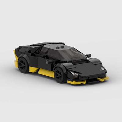 MOC Lambo Hurricane Building Blocks Speed Champion Racer Sports Car 3000pcs NEW