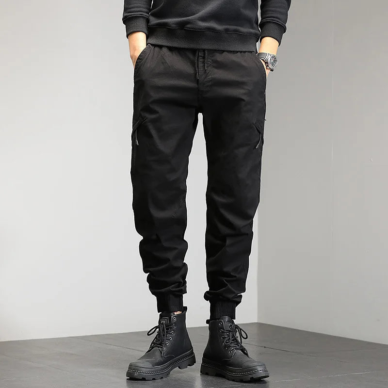 Mens Multi-Pocket Casual Cargo Pants Lightweight Breathable Comfort NEW