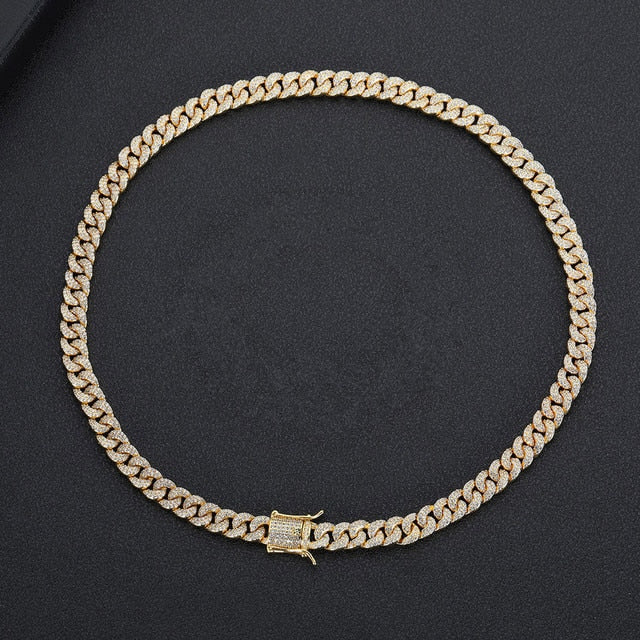 Valentines Day Iced Out Bling CZ Necklace