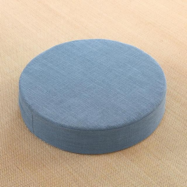 Yoga Meditation Portable Cushion Mat 40X6CM High Quality Foam Removeable Washable Cover NEW