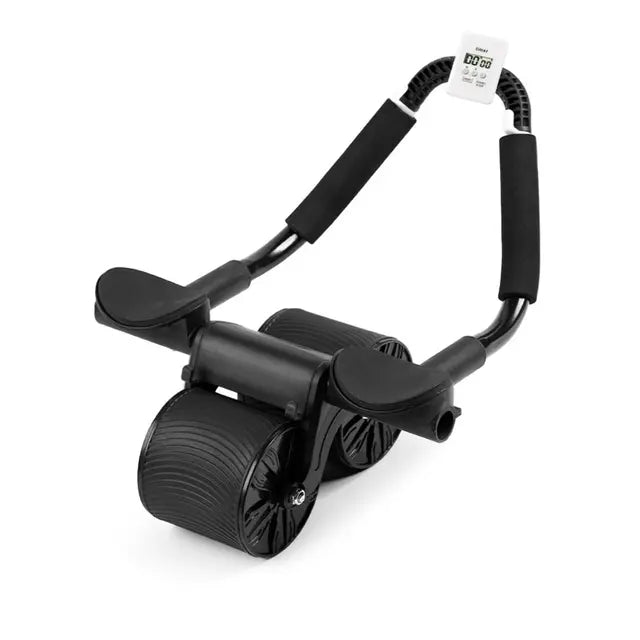 Portable Dual-wheel Ab Roller Exercise Wheel Silence Abdominal Flat Stomach AMB
