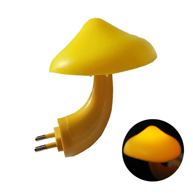 Magic Mushroom Shape Colorful LED Night Lights Lamp Wall Decor, NEW
