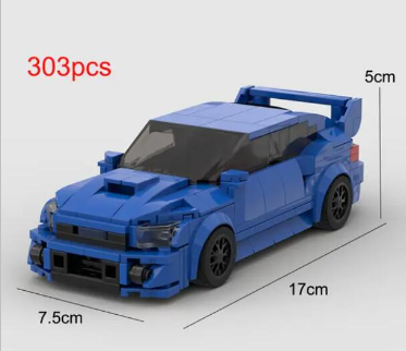 JDM Nissan Fast & Furious Blocks Build Car, Skyline GTR R34, S14, 350Z, R32, 240Z, Initial D Racing Sports Cars NEW