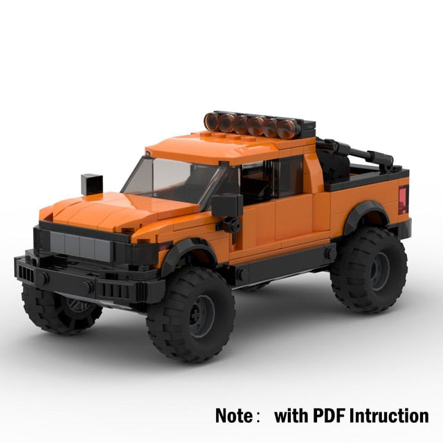 Technical Ford Raptors F-150 Pickup Truck Car Building Blocks 460pcs NEW