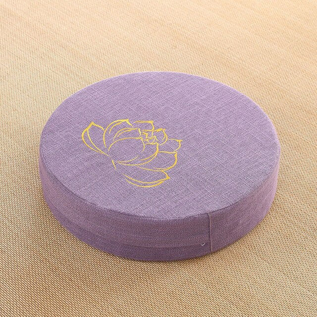 Yoga Meditation Portable Cushion Mat 40X6CM High Quality Foam Removeable Washable Cover NEW