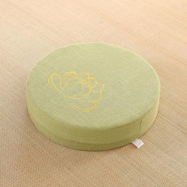 Yoga Meditation Portable Cushion Mat 40X6CM High Quality Foam Removeable Washable Cover NEW