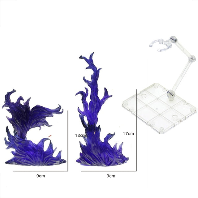 Anime Action Figure Toy Accessories Flame, Fire, Lightning, Water Accents for Figures NEW