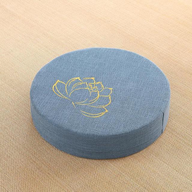 Yoga Meditation Portable Cushion Mat 40X6CM High Quality Foam Removeable Washable Cover NEW