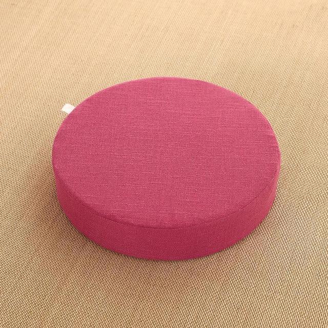 Yoga Meditation Portable Cushion Mat 40X6CM High Quality Foam Removeable Washable Cover NEW