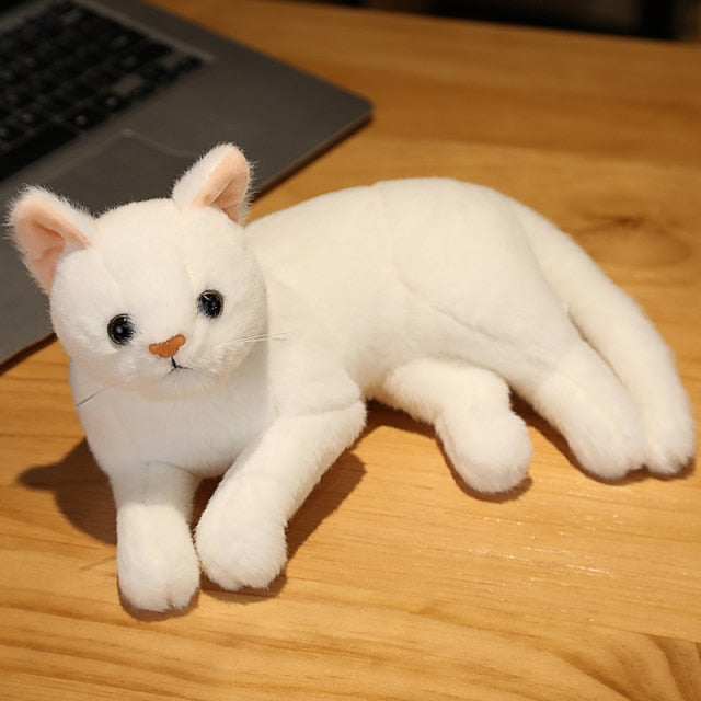 Realistic Cat Lovers Plush Stuffed Animals Toys Home Decoration Variety NEW