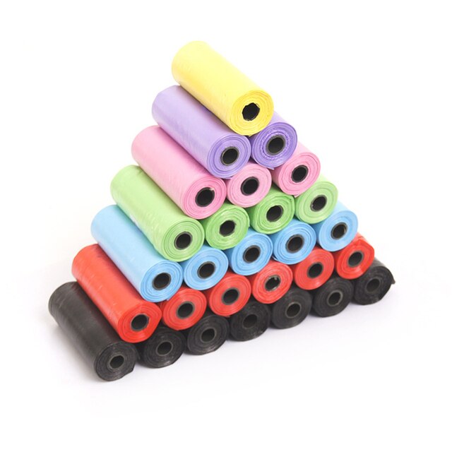 1-15 Rolls Pet Dog/Cat Poop Bags for Dispensers Ultra Thick, Water Tight, Large Supply NEW