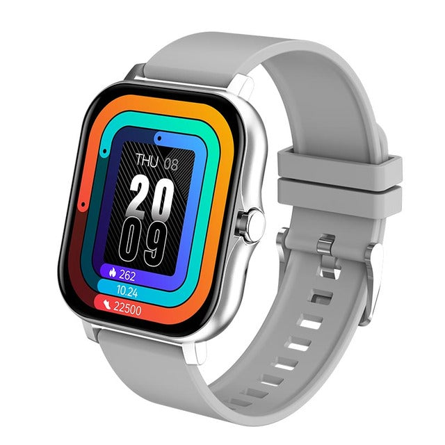Sleek Fitness Tracker Smart Watch Feature Packed 1.69" Color Touch Screen Bluetooth NEW