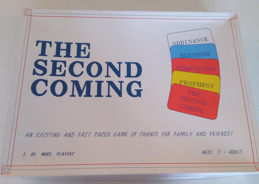 The Second Coming Game LDS Christian Religious Board Game, Rare, AMB, USED