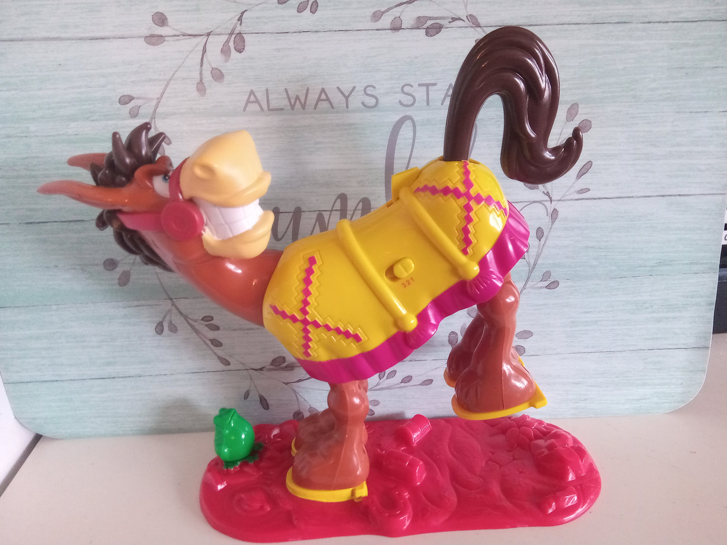 Original Buckaroo Horse Fun Activity Game, Missing 2 Parts, AMB USED