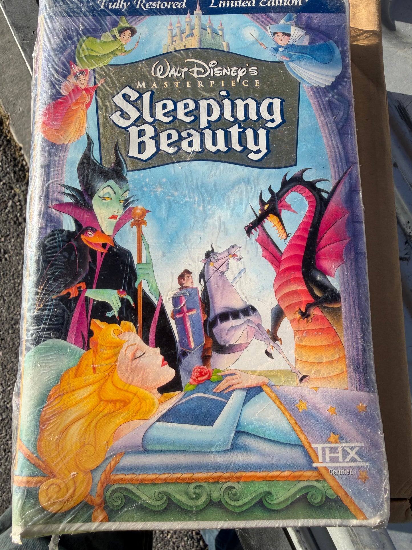 VHS tape new Sealed Walt Disney Sleeping Beauty vintage …