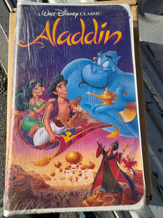 VHS Walt Disney Aladdin animatiod factory sealed NEW …
