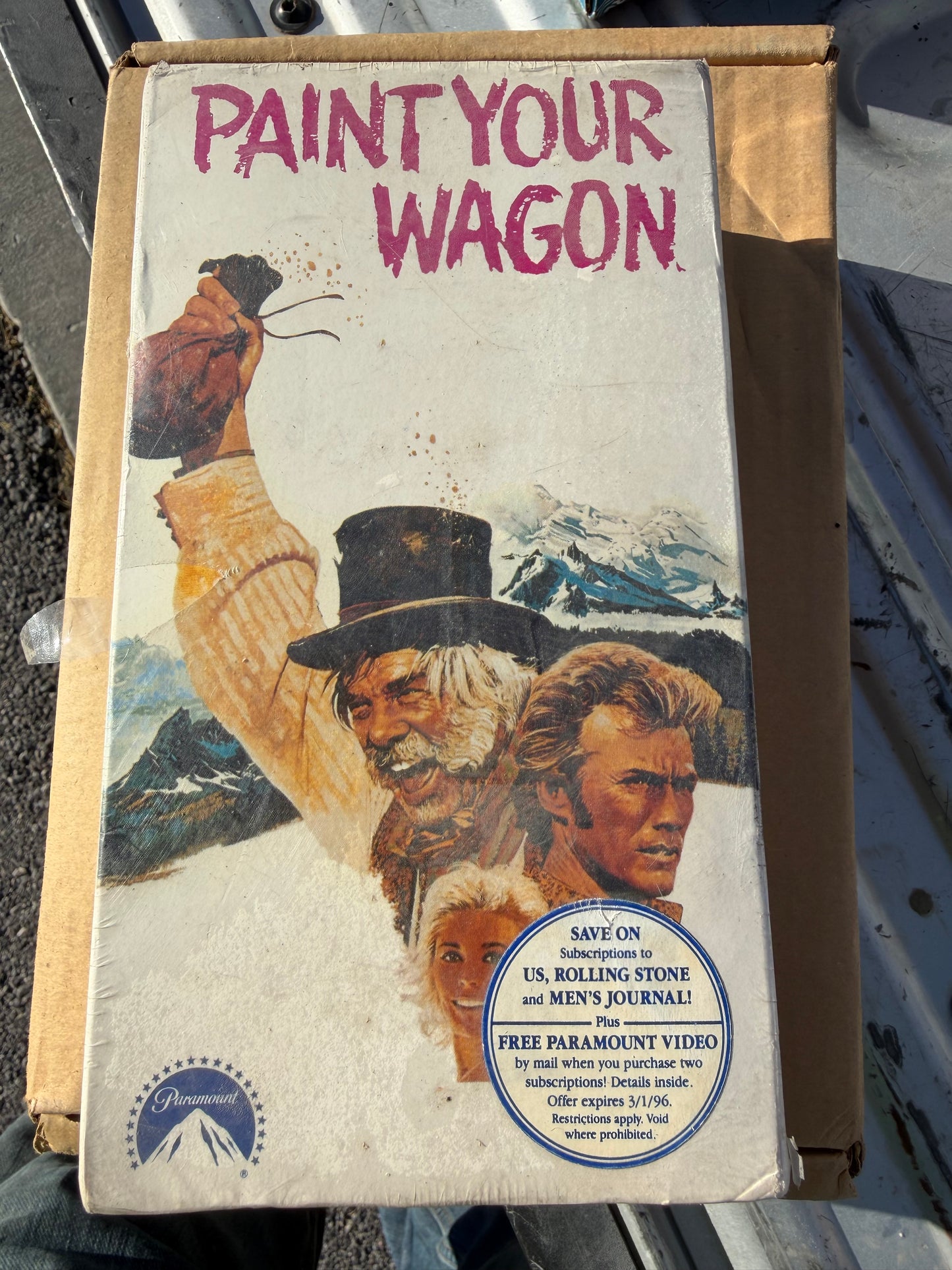VHS Paint Your Wagon Western with Clint Eastwood factory sealed new vintage …