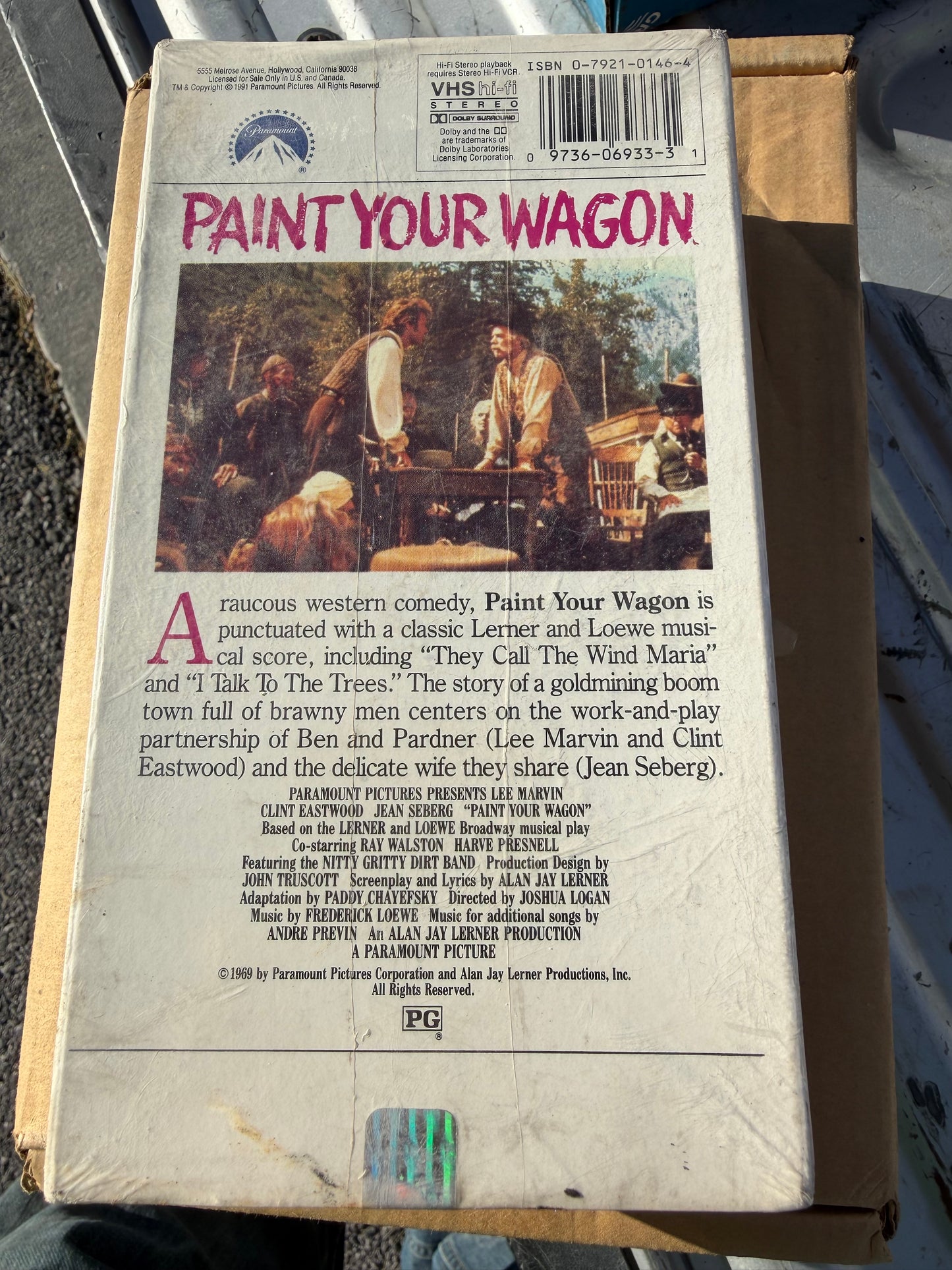 VHS Paint Your Wagon Western with Clint Eastwood factory sealed new vintage …