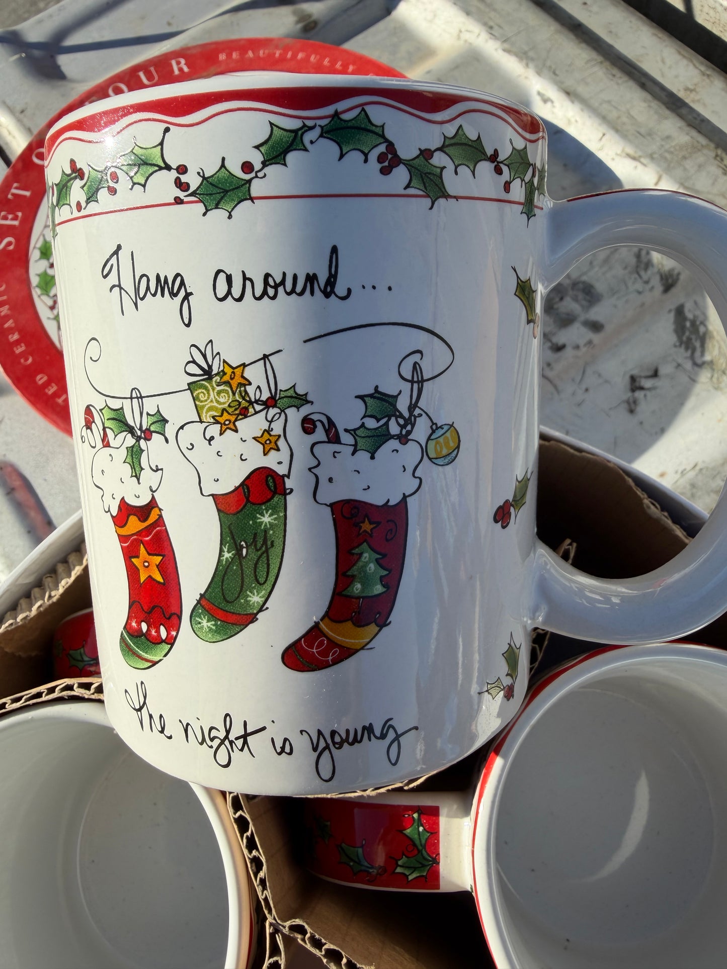 I Still BelieveChristmas mug set of 4 new made of ceramic …