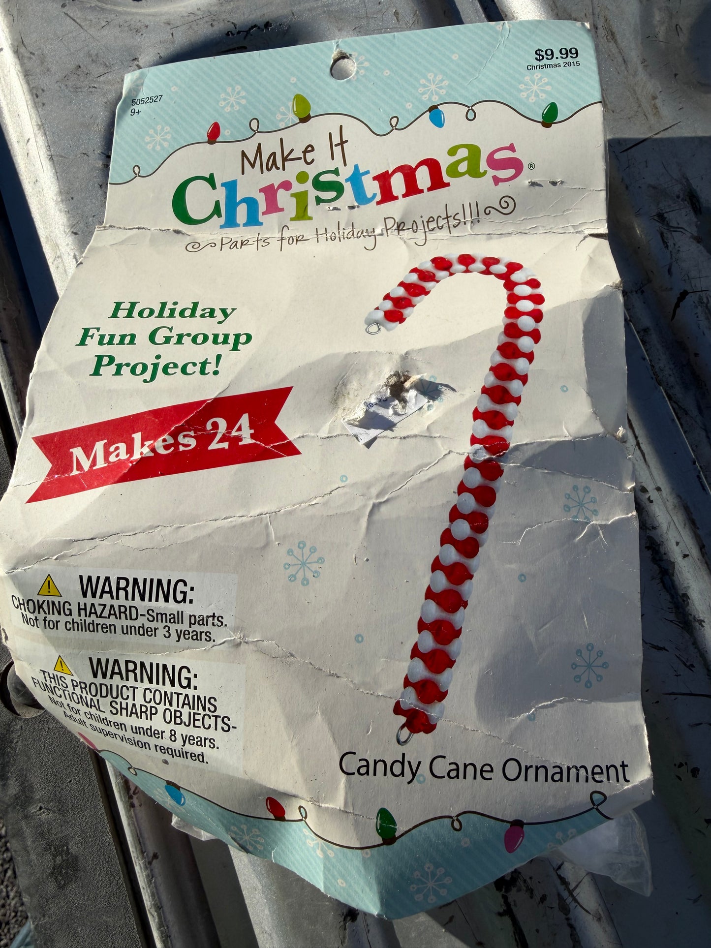 Beaded Christmas Candy canes fun family project new makes 24 canes …