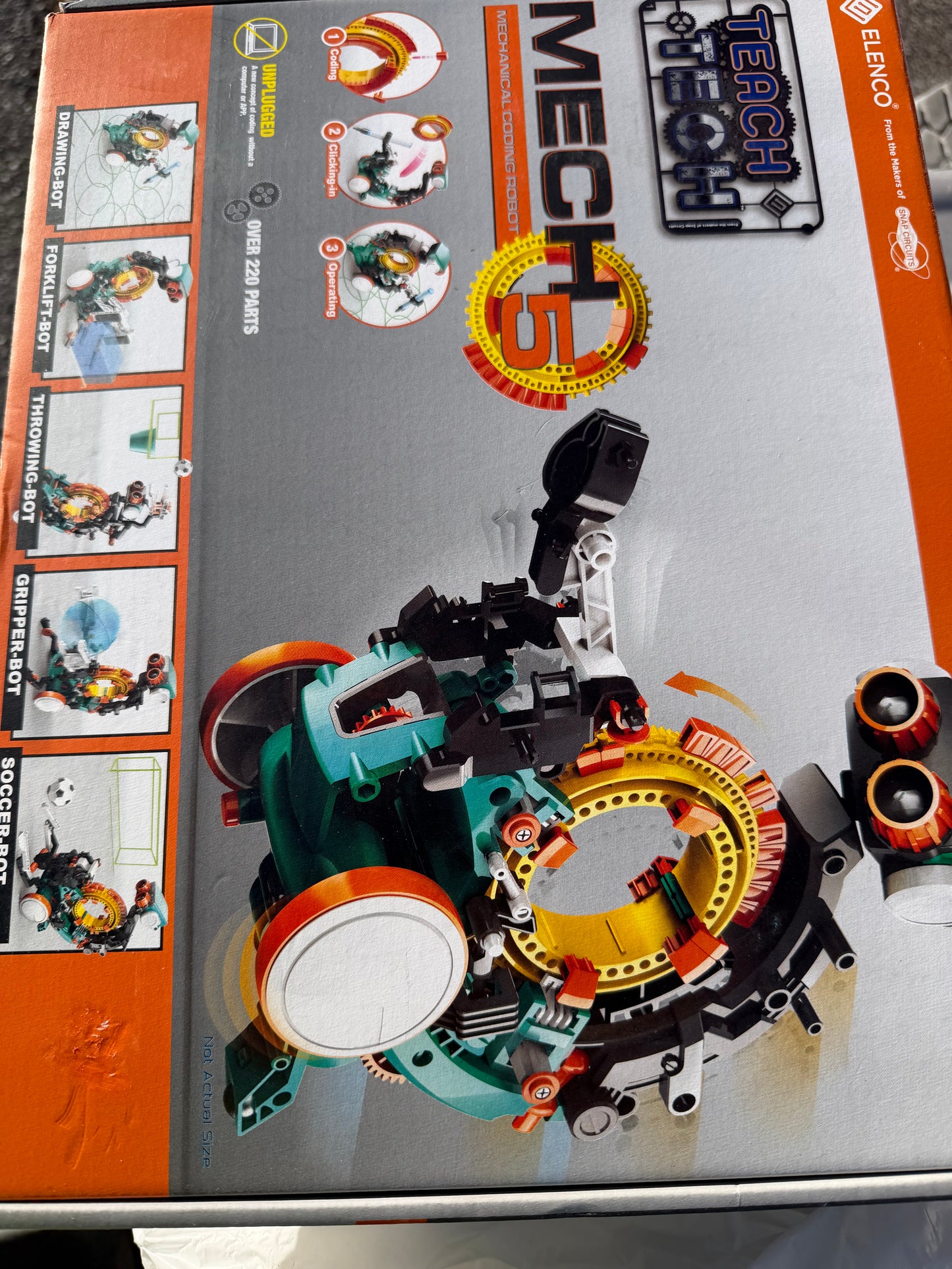 Elenco Mech 5 teach tech toy set robot building robot toy play new …